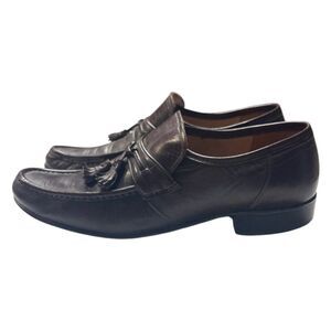 Nettleton Men’s Brown Leather Tassel Loafers | Size 9.5
